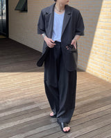 OW ツーボタン半袖ジャケット / OW Two Button Short-Sleeved Jacket (Set - Up / 3 colors)