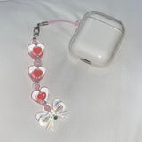 コーラルリボンキーリング / MADE coral ribbon Keyring