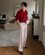 ロゴアトムシグネイチャーカーディガン/Logo atom signature cardigan (4 color)