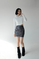 クロップフードTシャツ/BB Crop Hooded T-shirt (4color)