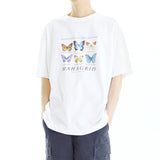 バタフライTシャツ / BUTTERFLIES TEE WHITE