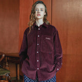 Corduroy over fit shirts (6622861918326)