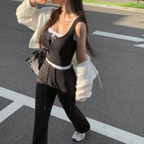 [Bellide made] Get-Up Snap Button Sleeveless