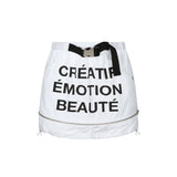 ディファインヒューマンディタッチャブルミニスカート / Define Human Detachable Mini Skirt WHITE