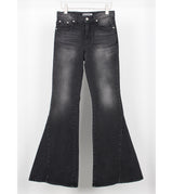 BLACK CAT BOOTS CUT DENIM