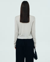 NCOVER ROMAN TYPO LONG SLEEVE-BEIGE (6681166938230)