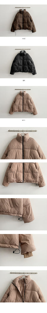 Deep Kakao Padded Jumper