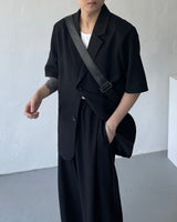 OW ツーボタン半袖ジャケット / OW Two Button Short-Sleeved Jacket (Set - Up / 3 colors)