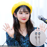 ダイアモンドペタルイヤリング