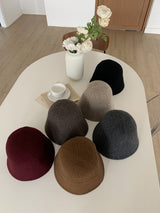 ASCLO Wool Simple Bucket Hat (6color)