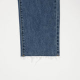 セミワイドストレートフィットスリットデニム / CLASS:y RIWON WORN SEMI WIDE STRAIGHT FIT SLIT DENIM PANTS [6873]
