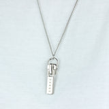 zipper pendant necklace (6636493078646)