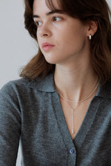 Water Drop One-touch Earrings (XL)