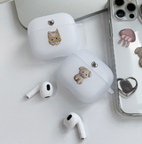 ジェリームンギーシルバーハートAirPodsケース / Jellie Moongie Silver Heart AirPod Case