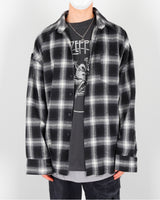 カットオーバーチェックシャツ / Cutting over-checkered shirt (6628253991030)