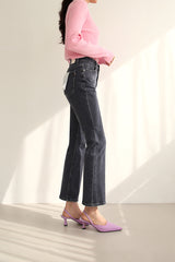 セミブーツカットデニムパンツ/FF-36 / SEMI BOOTSCUT DENIM PANTS