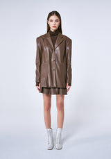 HAZELNUT OVERSIZED VEGAN LEATHER JACKET (6624220479606)