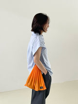 Dull bizo pintuck wide pants
