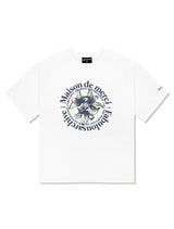  Women's Le Lis Embo Crop Tee WhiteNavy(FCC2TS387W)