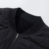 REVERSIBLE QUILTING JACKET - BLACK