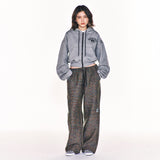 アヴリルツイードワイドロングパンツ/AVRIL TWEED WIDE LONG PANTS (BLUE)