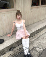 ルーズレイヤードニーソックス / Loose Layered Knee Socks