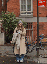 [WOOL100%][handmade] ジェーンウールダブルロングコート