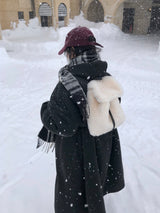 Furry mini back pack
