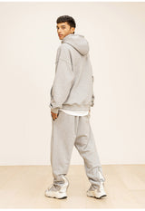 GRATING EMBLEM OVERSIZED HOODIE