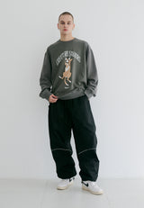 CS ラッキークルーネック / BSR2223FWPO071 CS LUCKY CREWNECK LIGHT KHAKI