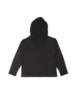 シャツフーディー BLACK