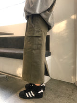デイリースリットカーゴベンダブルロングスカート