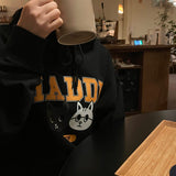 キャットフーディー / HADDE CAT HOODIE BLACK