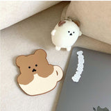 カップコースター/Chanibear cup coaster - Brown