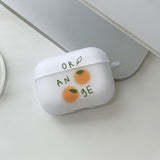 Cherry Orange AirPods Case_matt