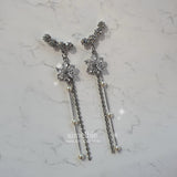 [IU Earring] Daisy Wing Earring - Longdrop (Silver color)