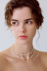 [14K] Piece Pearl Necklace