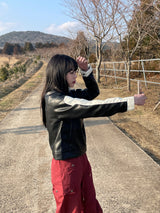 Shadow leather jacket 