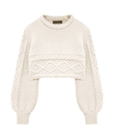 Cropped sweater (With slip)                     
