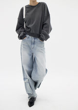 イージーピグメントスウェットシャツ / Easy Pigment Sweatshirt (3color)
