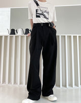 [Plan-Made] Double-Buckle Slacks (6598101008502)
