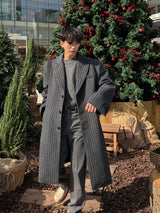 ASCLO Power Shoulder Stripe Coat (2color)