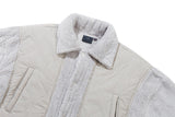 ショルダーキルティングジャケット / SHOULDER QUILTING JACKET_LIGHT GREY