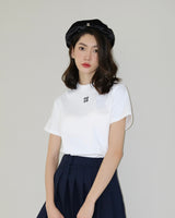 DVRK PRIVÉ SECRET JARDIN LOGO BABY TEE - WHITE