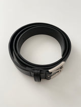 Oblong buckle belt 