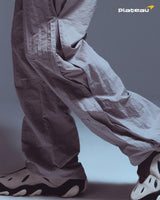 サイドメッシュタックパンツ/side mesh tucked pants