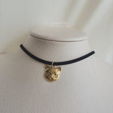 メルビーザキャットシリーズ - キャットフェイスチョーカー / Melbie the Cat Series - Cat Face Choker (Gold ver.) (Kep1er Youngeun Necklace)
