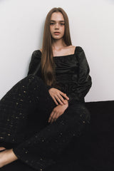 Corset Blouse Black