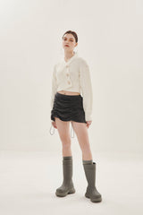 シャーリングミニスカート/SHIRRING MINI SKIRT