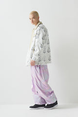 BEARRABBIT カラーフリースシャツ / BSR2223FWJK106 BEARRABBIT COLLAR FLEECE SHIRT WHITE